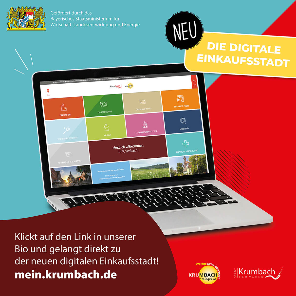 Digitale Einkaufsstadt Post Vorstellung